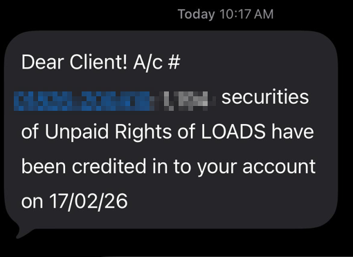 Got a message for my LOADS right share today. We need to pay 12.5/- per share to get them. 
#rightshare #PSX #Invest
