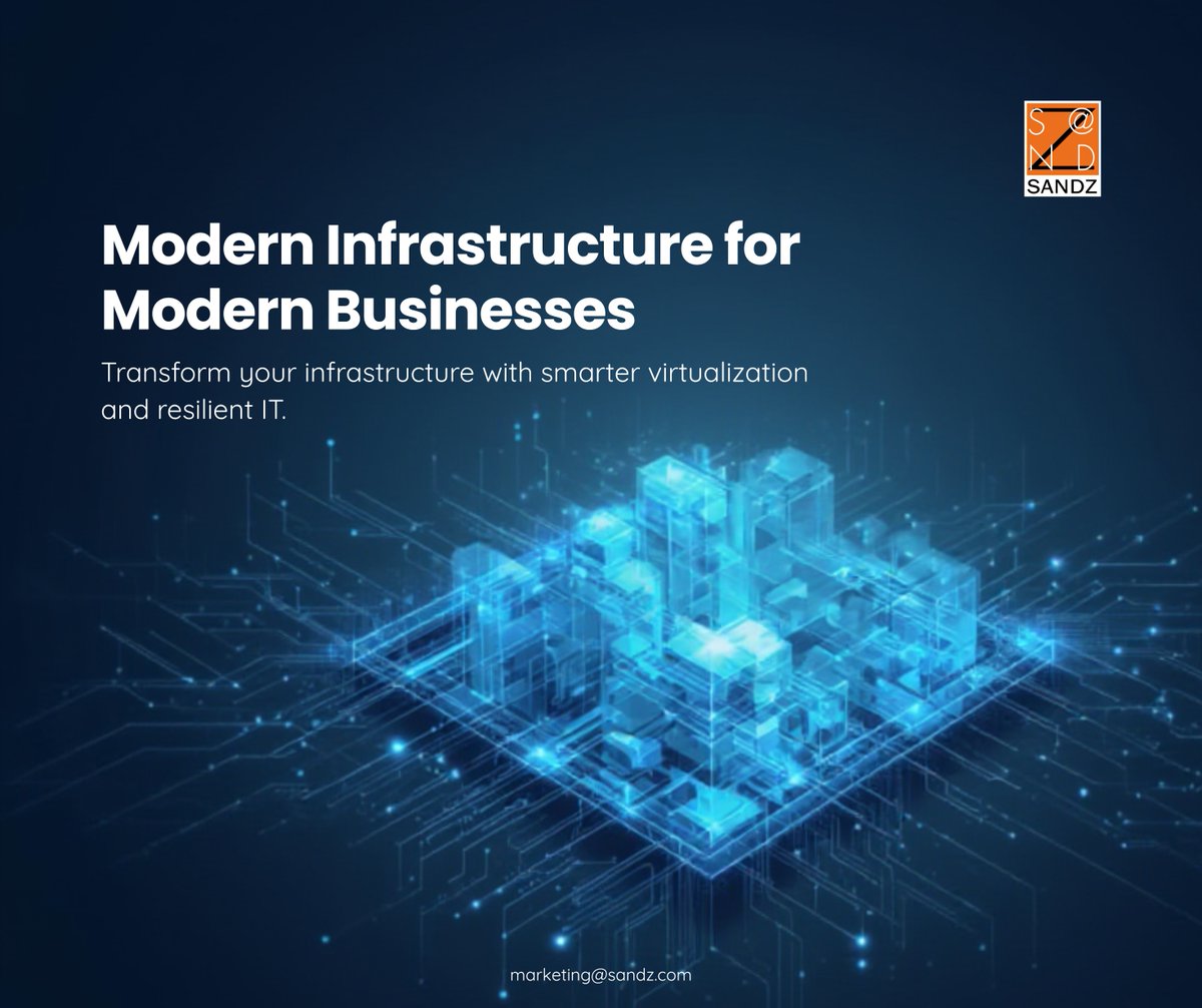 sandzsolutions's tweet photo. Your IT infrastructure should evolve as your business grows. Sandz Solutions Philippines helps you modernize with a resilient, scalable, and cost‑efficient approach — powered by smarter virtualization and assessment‑driven planning. 📩 marketing@sandz.com

#SandzSolutions https://t.co/Ximf8g9pz2