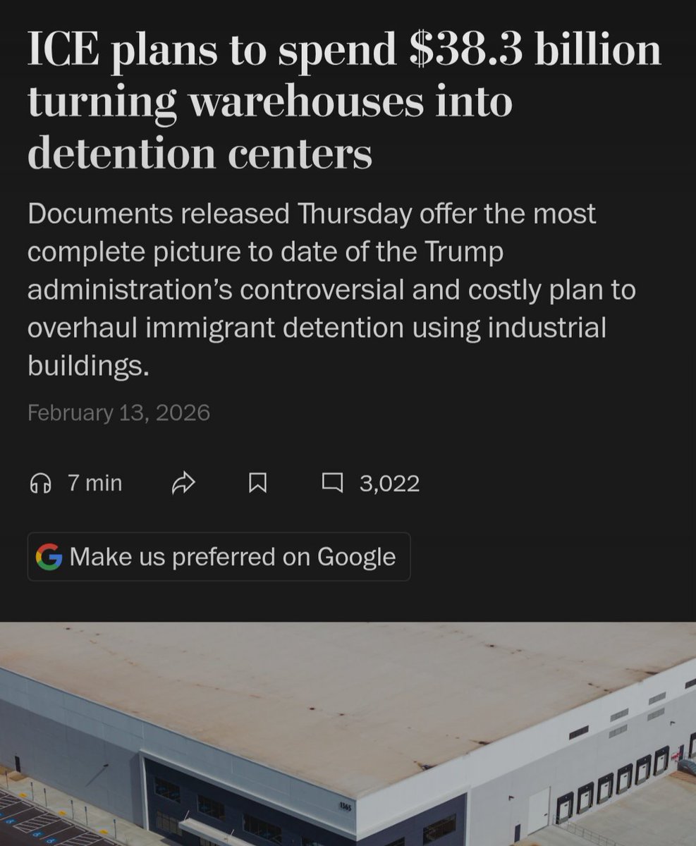 Foreigners get put on planes.  The warehouses are for us.