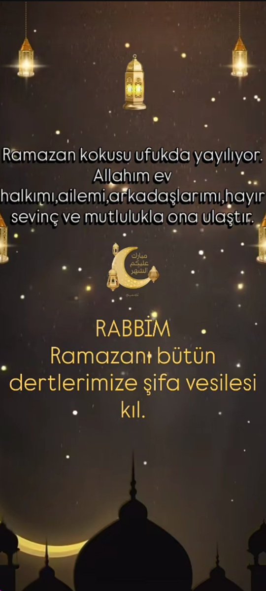 Hoşgeldin 11 Ayın Sultanı🤲