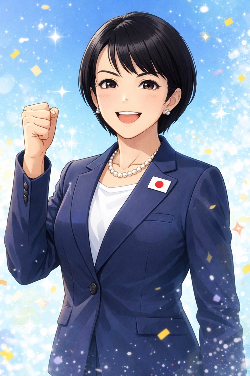 39santaisen's tweet photo. 第105代首相に高市早苗氏！！
おめでとうございます🌈
第二次高市内閣スタート！！
最強の内閣として最高の政策を進めてください。
みんながあなたを応援しています📣 https://t.co/sFvHcRRPgx