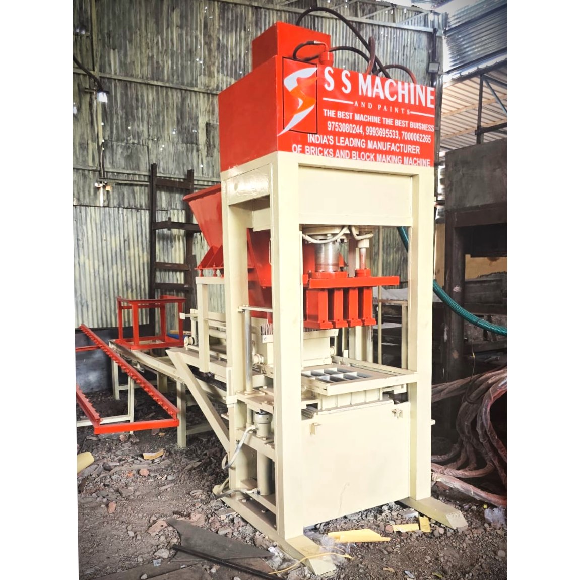 SSMachine16's tweet photo. Fly Ash Automatic Brick Machine from SS Machine, IndoreFly A ..For more info visit...https://t.co/Ox2dU7uF6t https://t.co/blJh9SzSPG