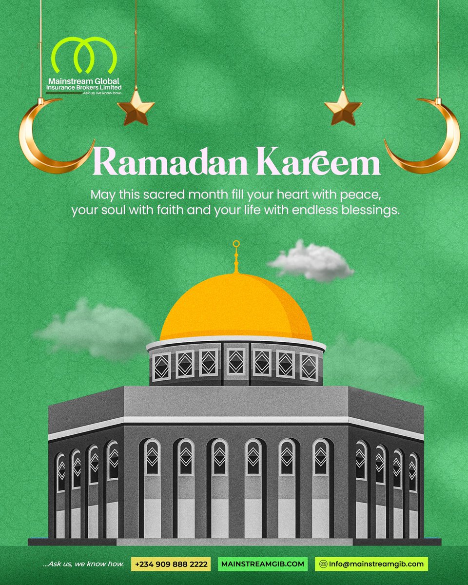 MAINSTREAM_GIB's tweet photo. As the holy month of Ramadan begins, we extend our warm wishes to all observing. May this season of devotion and reflection bring lasting peace to your heart, strengthen your spirit, and abundant blessings to your home. 🌙✨
#RamadanKareem #PeaceAndBlessings #mainstreamcares https://t.co/VxjszPGm0h