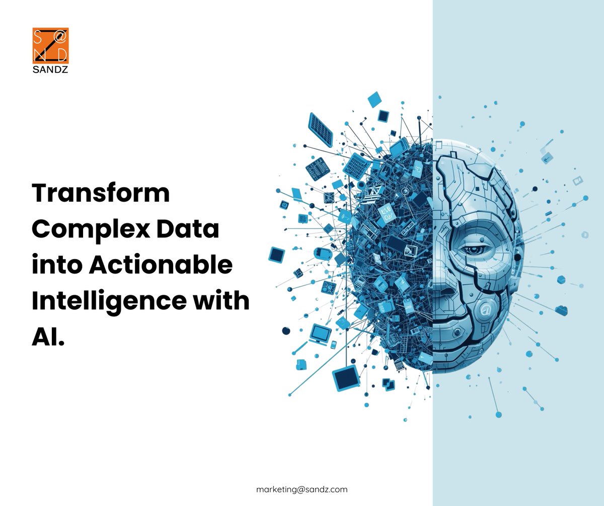 sandzsolutions's tweet photo. AI isn’t hype—it’s impact. With the right approach, AI organizes information, automates work, and turns complexity into clear insights. Sandz Solutions helps businesses turn AI into real value aligned with their goals. 📩 marketing@sandz.com #AIForBusiness https://t.co/MQ5CJkfpDu