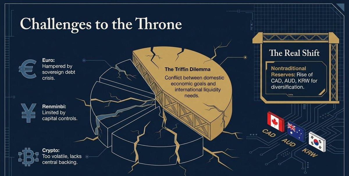 DremOva24509's tweet image. Gold once backed money.
Now it’s digital trust. 💻💰
$9.6 TRILLION moves daily in global currency markets.
The system changed forever.
#GlobalEconomy #DigitalFiat #MoneySystem