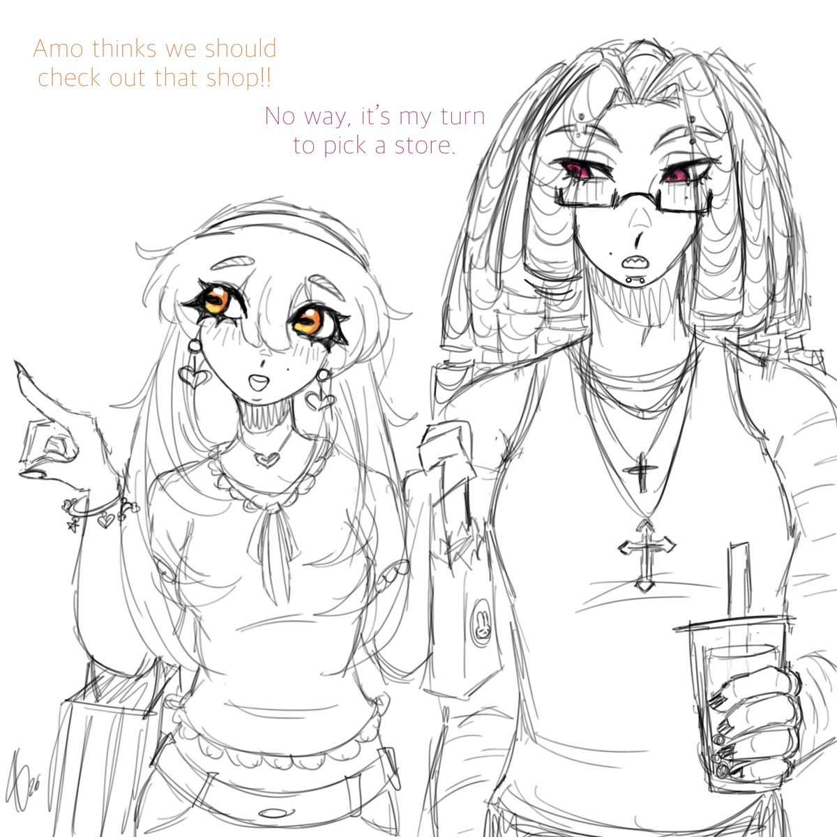 JabberAmo siblings at the mall #AmoEmpool #JabberWonger