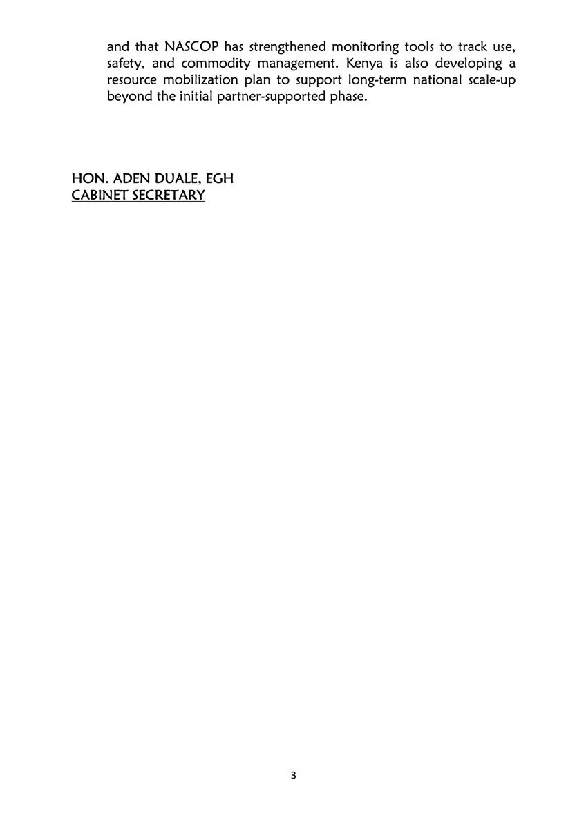 Hon. Aden Duale, EGH tweet media