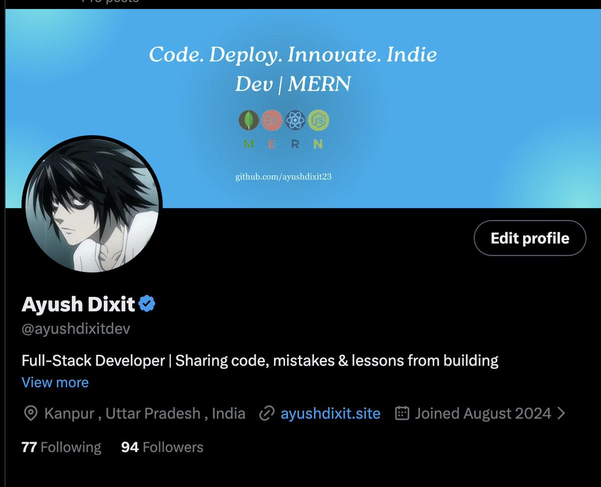 Ayush Dixit tweet media