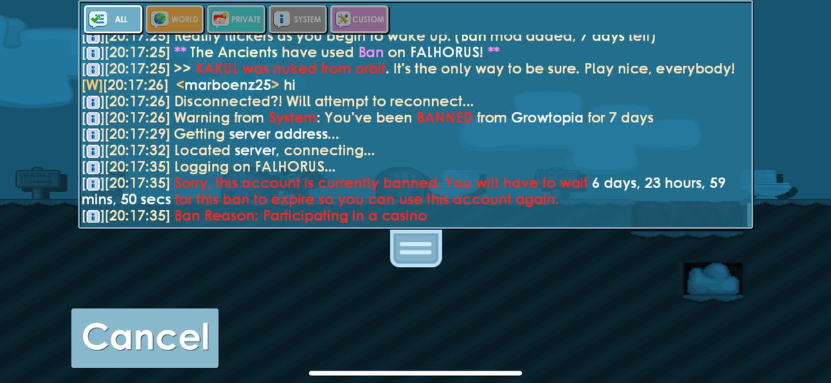 Faldy_666's tweet photo. @GTMisthios please help me open nuke world sir, when i play dice game i got ban and nuked 1 week. please check ty https://t.co/KGHYDAaLcP