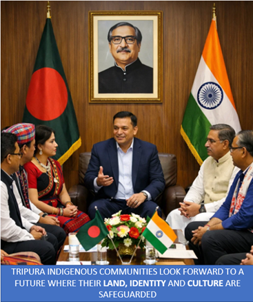 The appointment of a new Prime Minister brings optimism for the Chakma community. 

It's time for our voice to be heard, 

Our identity to be recognized and our culture to thrive once again. 🌱 

#ChakmaCommunity #NewLeadership #CulturalRevival #BangladeshPM