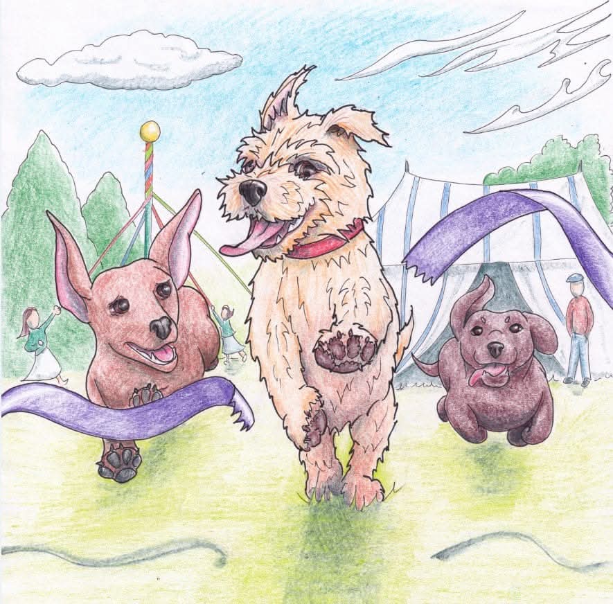 SianLewin1's tweet photo. In real life Alfie did win a Terrier race π€πΎπ
Another super illustration from the 6th story in THE ADVENTURES OF ALFIE & PEPPER πΎ
Alfie and Pepper go to the Village FΓͺte πΎ
https://t.co/TH51m0hSwi
ππ¨ποΈ
#bookseries #dogsinbooks #bedtimestory #authorscommunity #Storytelling https://t.co/H7q1YIfdma