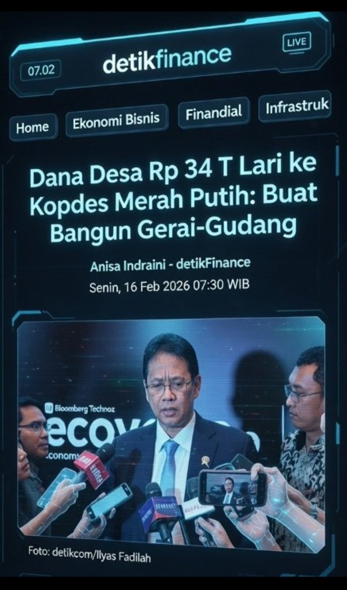 Ghurem2's tweet image. Setelah anggaran Pendidikan 
Untuk EM BE GE
Kini Dana  Desapun dilarikan untuk 
Kopdes 
Fix ya...
Duit rakyat hanya utk memenuhi Program Pemerintah alias Ambisi Presiden!!