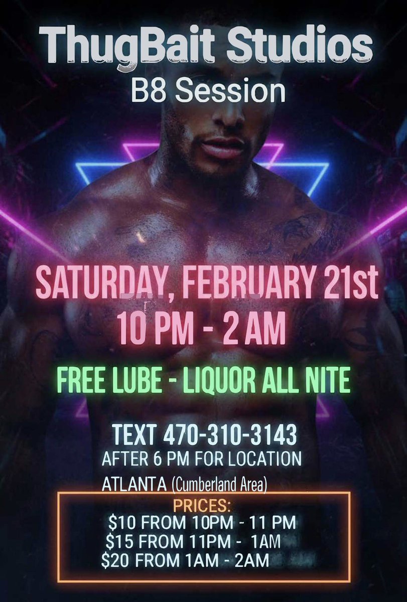 atlb8parties's tweet photo. Doing it again dis weekend! Set them reminders and push up… 😈💦 https://t.co/kyUcpeVNGx