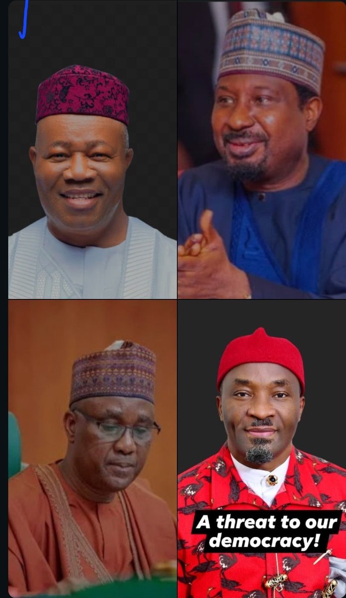 Mallam_jabeer's tweet photo. These  people are the enablers of whatsoever is happening to us in this country.

The Senate and  House of Reps are more dangerous than b@ndits.

True or false? https://t.co/x0iRBlXK4o
