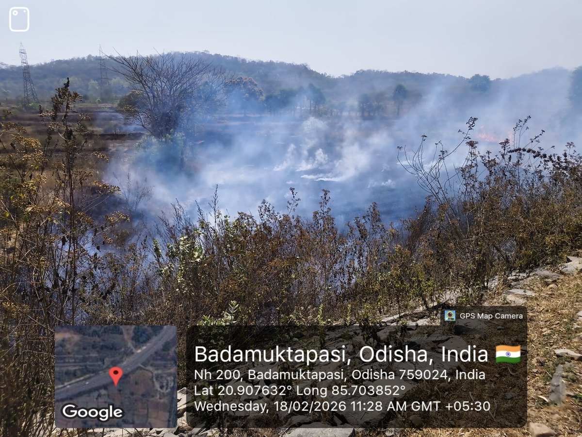 ddnewsangul's tweet photo. 🚨 Illegal open burning at Badamuktapasi (NH-200), Angul.
Smoke choking the area. Wildfire risk high. Where is the enforcement? Act NOW. @CMO_Odisha @districtadmndkl @DfoDhenkanal
@ForestDeptt @OdishaFS
#Odisha #dhenkanal #StopOpenBurning https://t.co/ROQydIAzG0