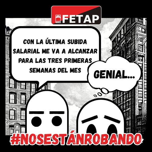 Genial...

Y los mismos "sindicatos" firmantes son casualmente sobrefinanciados por gobiernos y administraciones 💰

Lee el informe completo sobre la pérdida de poder adquisitivo en el sector público en 🔗fetap-cgt.org/2026/01/19/fet…

#NOSESTÁNROBANDO #ENSESTANROBANT