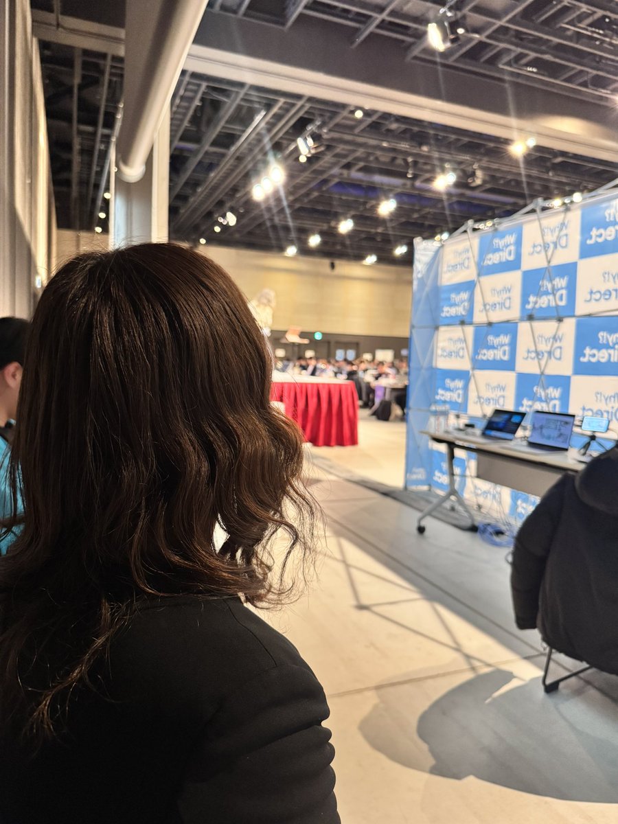 これから再春館製薬所のまきさんと登壇します✨

#WD26 #オフショット