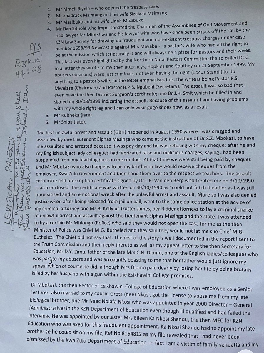LeratoPillayZA's tweet photo. Department of Education 🇿🇦hit with Massive Fraud Allegations 👇
Please help me Expose this Crime : 
“I am a 78 year old abused African female South African citizen who has been abused since 1990. I am a qualified educator. I was made a ghost teacher in KZN & Free State dpt.of Education.

 In the Free State criminals were fraudulently receiving my salary using my persal (employee) number, I discovered this from SARS after SARS stated that I had not submitted my tax returns for income received but I never received that income, I had to make an affidavit stating that.

I sent the attached petition to the State President but nothing was done. I have opened police cases as attached but the police have failed me! High ranking gvt. officials are being protected.

Cases were opened, no movement. I was assaulted by the police and the church many times. The very church that my late husband served for over forty years because I was challenging them on the lump sum pension pay out that the church was suppose to pay me after my late husband's death.

All case numbers are on the attached docs.CasenosFS959/05/04 236/04/04&960/05/04&159/03/2016 JHB124/12/04KZN422/8/9&409/8/99

Please read the attached petition it contains full details of my problem.”
I have her contact details in my possession.