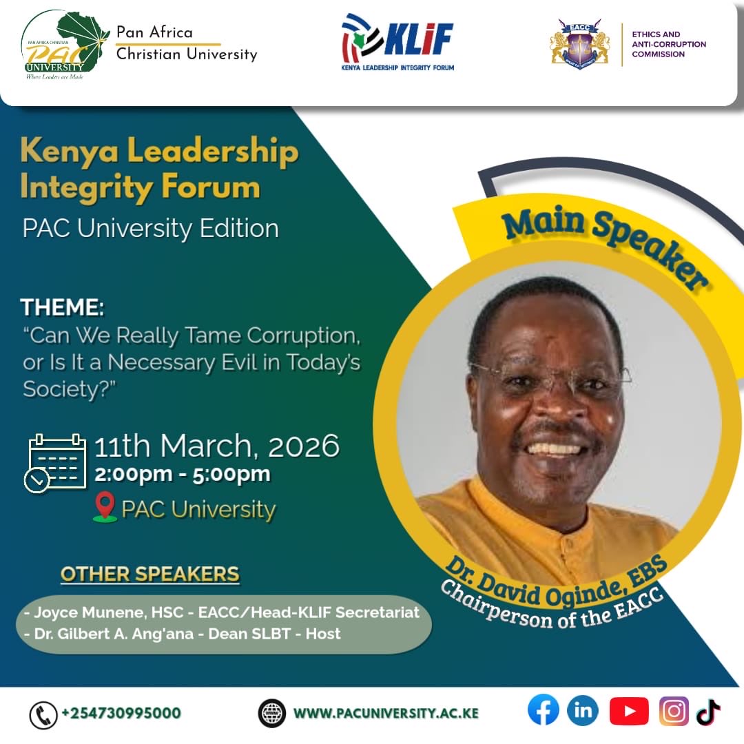 Kenya Leadership Integrity Forum tweet media