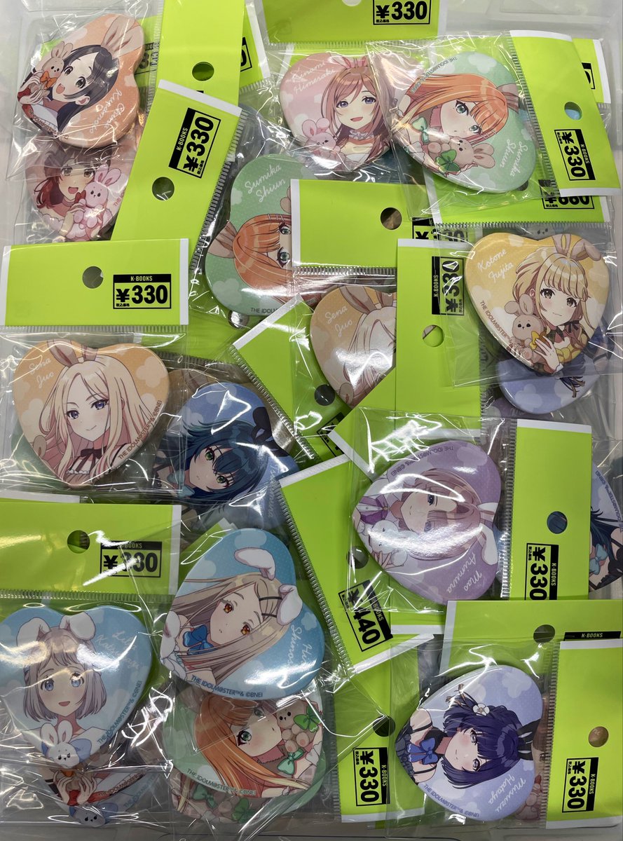 入荷情報】 学園アイドルマスター GIGO ハート缶バッジ まとめて入荷