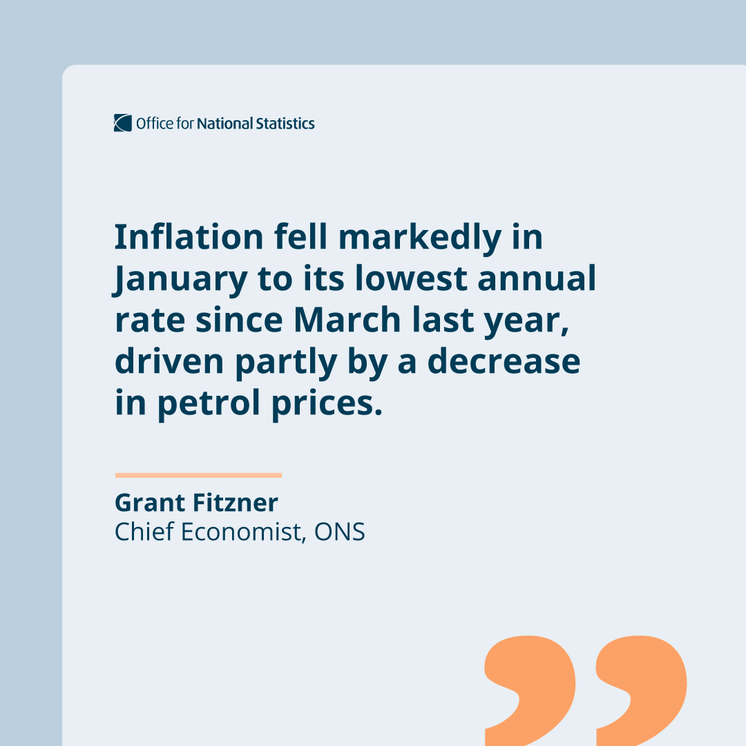 Office for National Statistics (ONS) tweet media