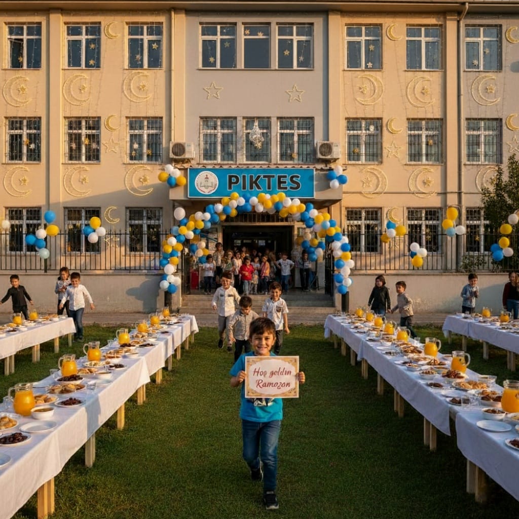 🌙 Hoş Geldin Ramazan…
Paylaşmanın bereket, sabrın güç, birliğin umut olduğu mübarek Ramazan ayına kavuşmanın huzurunu yaşıyoruz.
Bizler PIKTES öğretmenleri olarak; farklı dillerden, farklı kültürlerden gelen öğrencilerimizle aynı sofranın duasında, aynı umudun ışığında