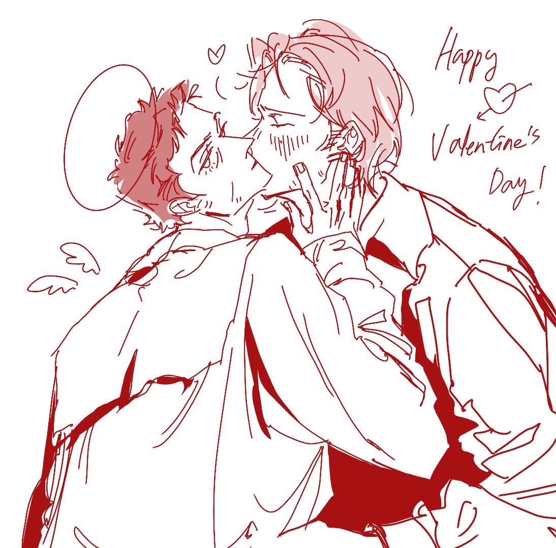 parklesS_'s tweet photo. #sastiel #samwinchester #castiel 
happy valentine's day (매우 늦은) 🍫💝 https://t.co/xzmpENTJRC