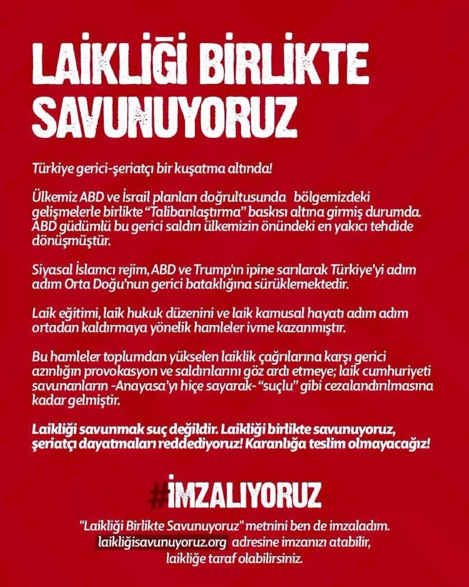 BEYLER! AZ ÖTEDE ANIRIN!

“Sözde sanatçı ve aydın” 168 kişinin yaptığı laiklik açıklaması; milletin değerlerine dönük eski ezberlerin tekrarıdır.

“Laiklik elden gidiyor” yaygarası koparanların derdi laiklik değil; milletin inancı ile kavga etmektir.

Yıllardır aynı senaryo, aynı