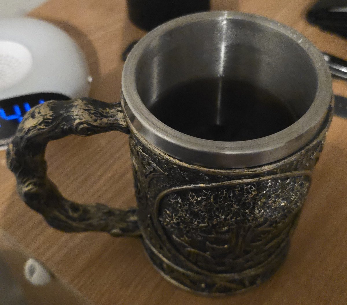 Nighttime tea. Got the mug on sale today and absolutely love it.