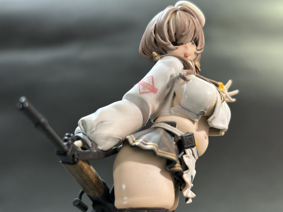 もりのあるまち(<a href="/MoritamiGK/">森の民やむぅ@ガレージキット/出力代行【もりのあるまち】</a> )様で購入した小さいブレッディ完成しました
小さいのにでっかくてとても楽しかったです
#NIKKE