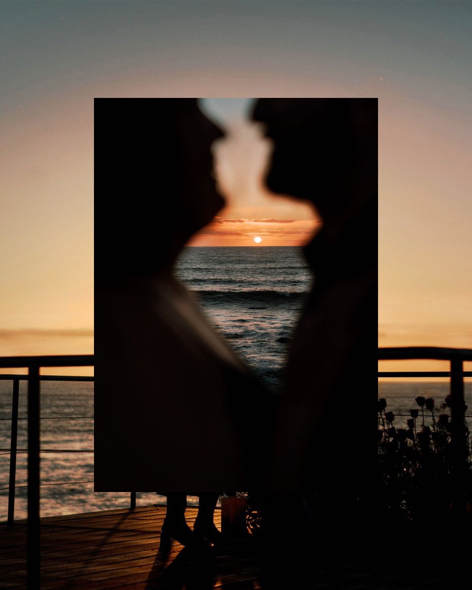 The sea stood still.
The sky turned gold.

A question asked softly
a lifetime answered with yes.