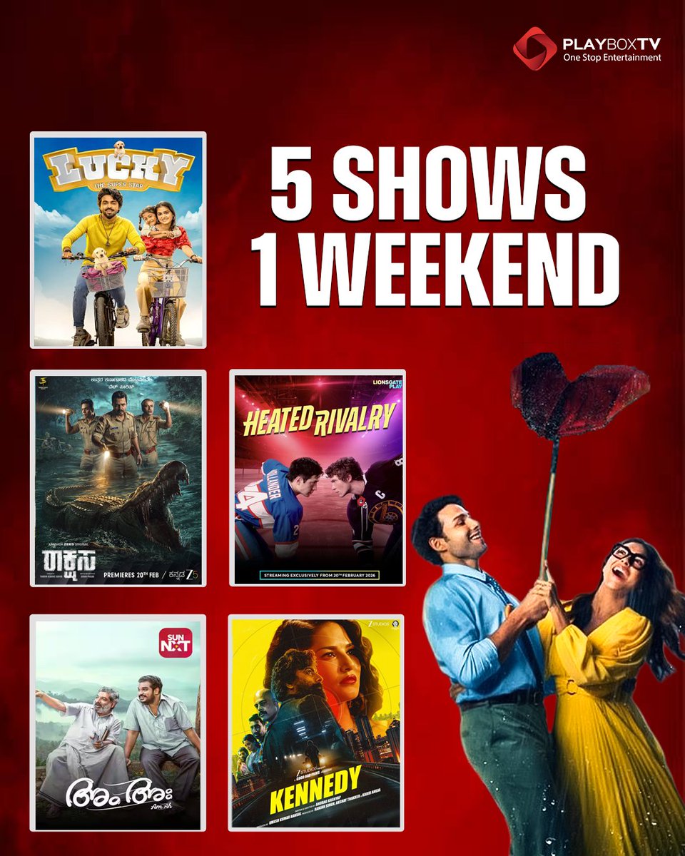 This week = No boring nights!
Crime, glamour &amp; romance collide in Kennedy and Heated Rivalry. Start streaming now!

Don’t forget to download the PlayboxTV app for access to all your favorite shows, 30+ OTT platforms, 200+ games, 500+ live TV channels, sports, and personalized