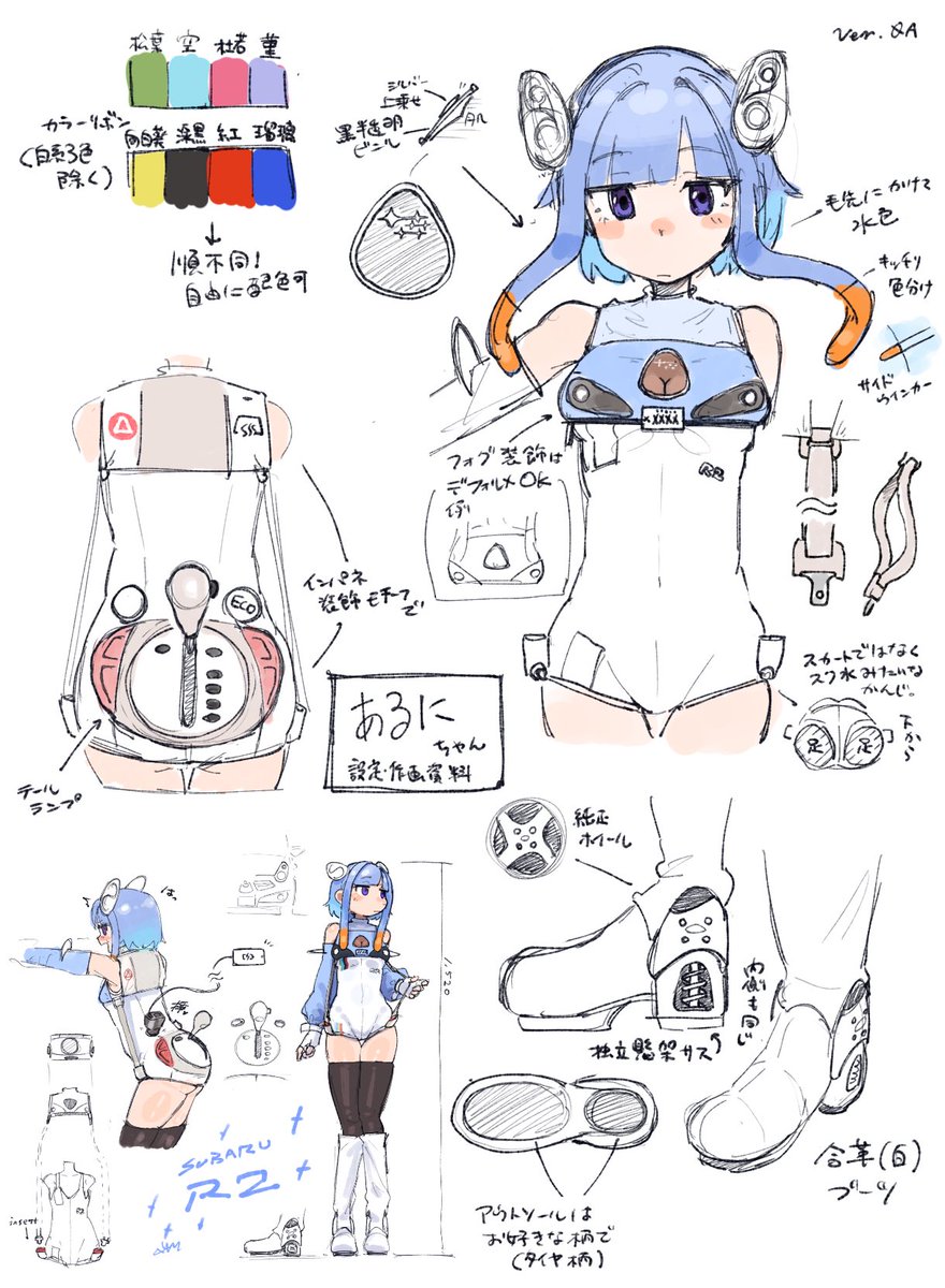 あるにチャンの設定資料です。
FAお待ちしてます♡

#あるにちゃんオートサロン 