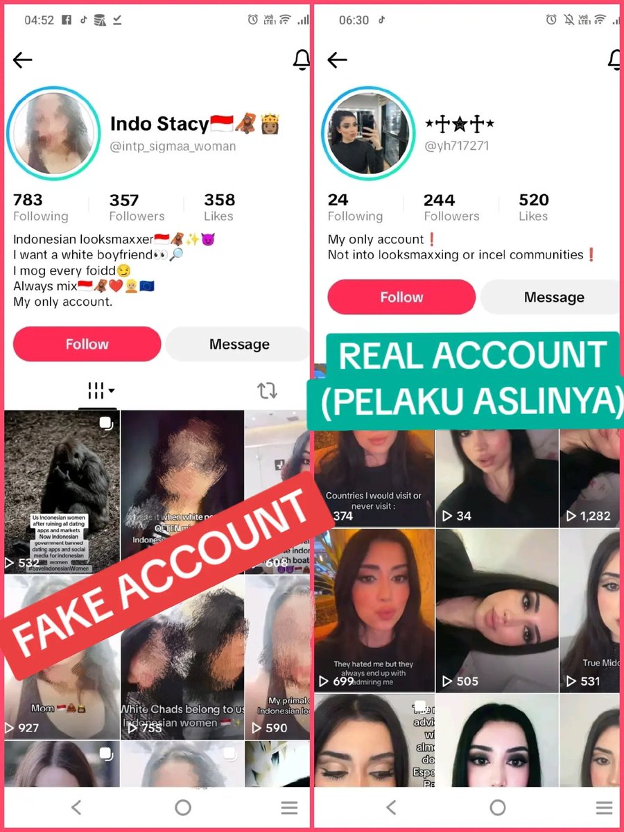 Pembasmi_Troll's tweet photo. 🚨BAHAYA! Ada akun orang luar penyepong Korea/Knetz nyamar jd cewek Indo di Tiktok buat ngehina kita Kera &amp; 'Subhuman' (bukan manusia). Dia rela adu domba &amp; do'ain negara² SEA kena bom Gaza. 😡
Akun aslinya @ yh717271 
 🔥🔥#Knetz #NetizenIndo #SEAblings #SouthKorea https://t.co/oMtSLl3yyZ