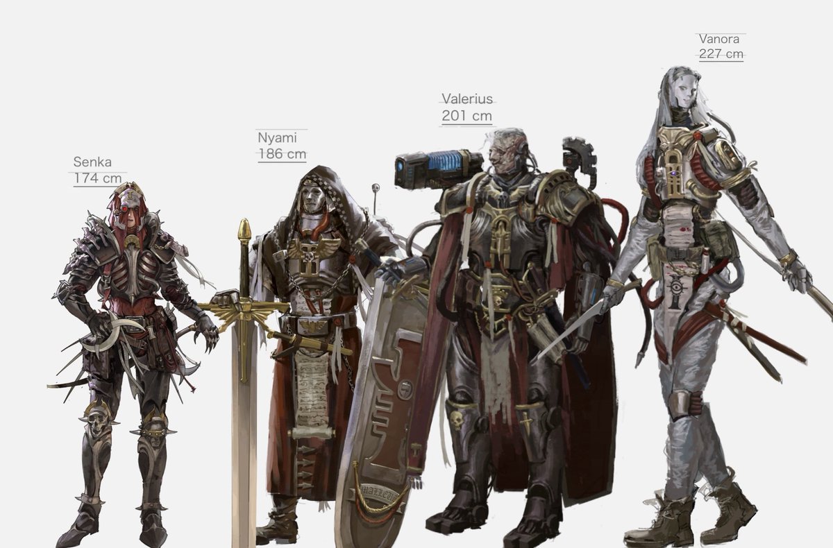 First batch of my inquisitor and his acolytes’ standees.