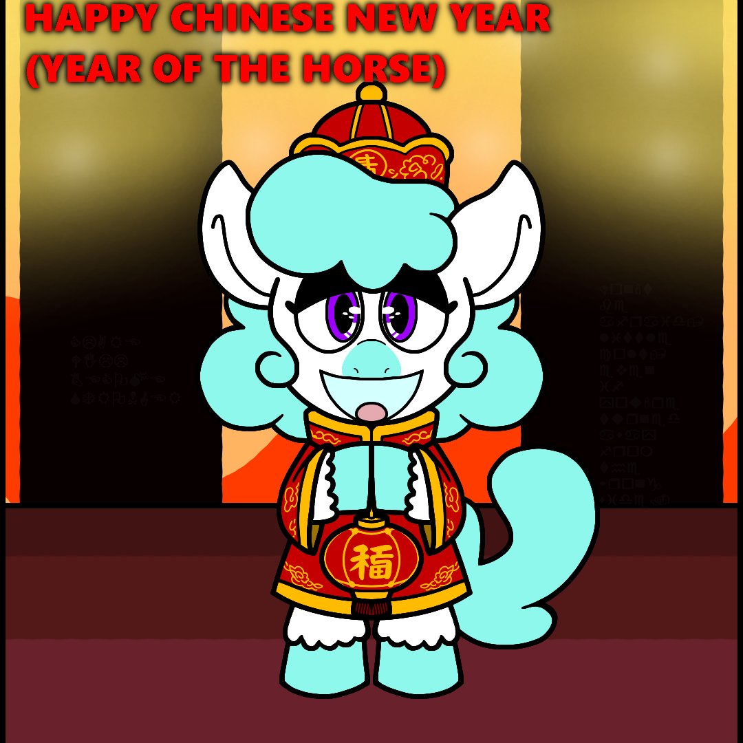 OMundodeB1's tweet photo. Happy Chinese New Year!
Clare is already ready to celebrate the Chinese New Year, the Year of the Horse.
May the year be full of happiness, luck, and Happy Animals!
#ChineseNewYear #Hogsweep #HappyAnimals #SmilingCritters #SmilingCrittersAU #CraftyCorn #FNF #FNFmod #TWISTEDSMILES https://t.co/VjRWSooI8E