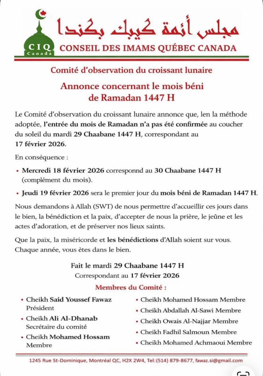 AlaadjiDitakh's tweet photo. Canada on jeûne jeudi in sha Allah
🙏🏿 https://t.co/lEnHsb1AhA