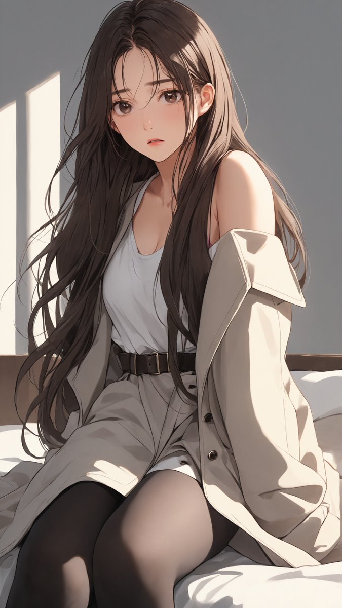 お出かけの準備中。🧥 少し cool な color でまとめてみたよ。 Do you