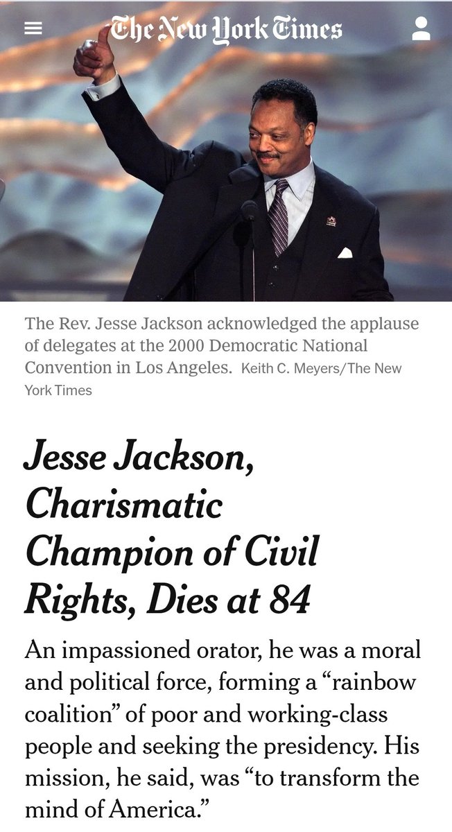 FilmReparations's tweet photo. RIP 🙏🏿 #JesseJackson https://t.co/yT7ILJyw7U