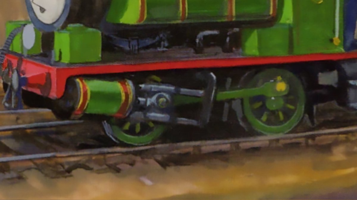 idk man i kinda love it
When I saw the Railway Series illustration, I thought the TV crew did it on purpose based on this lol