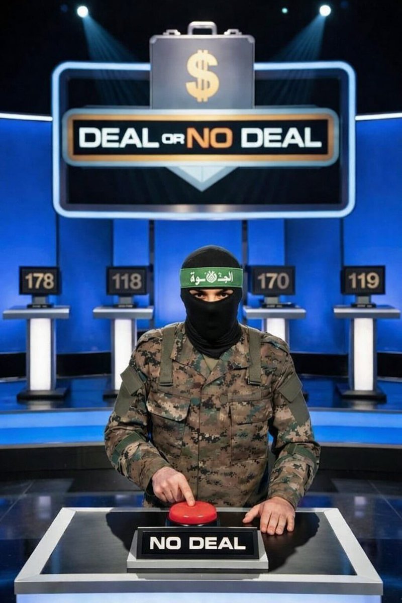 sabra_the's tweet photo. 60-DAY SHOWDOWN: Hamas Rejects Israel’s Ultimatum: 

A senior Hamas official rejected Israel’s call to disarm within 60 days, following Trump’s ultimatum for the same number of days. Cabinet Secretary Yossi Fuchs said that if disarmament has not been accomplished by June, the IDF will resume military operations in the Gaza Strip to finish the job.

READ MORE:
https://t.co/U3lnWOd86C