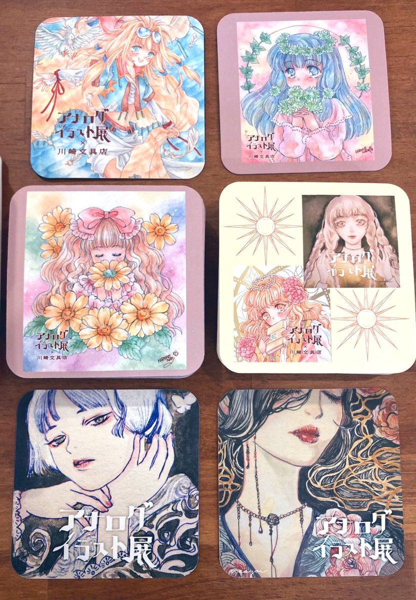 アナログイラスト展 #川崎文具店 3日目🌹平日にも関わらずご来場