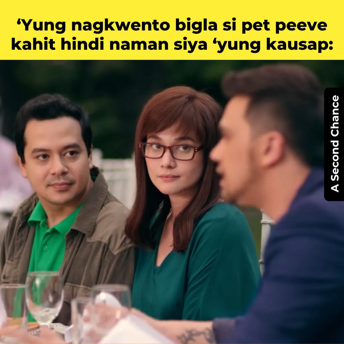 StarCinema's tweet photo. Kuhang-kuha 'yung inis namin eh ๐
#JohnLloydCruz #BeaAlonzo #ASecondChance https://t.co/MTceeXQtsi