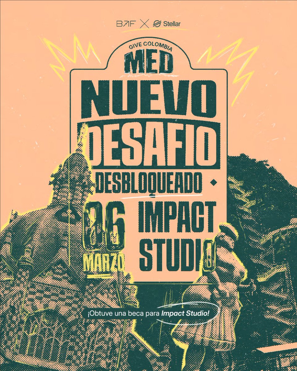 diegosanvm's tweet photo. I was selected to participate in GIVE Colombia 2026 🇨🇴
Very grateful for this opportunity to learn, connect, and build with purpose alongside other builders.
Thanks @TheBAFNetwork  and @StarMaker_LATAM  for the opportunity.
See you soon in Medellín ��� https://t.co/jkdyj9Nf9Z