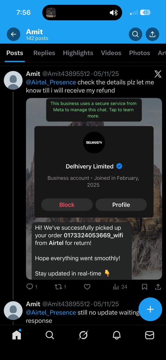 Amit43895512's tweet photo. @Airtel_Presence I had posted here same thing in Nov abt the, don’t piss me if airtel didn’t kept the record https://t.co/LPsfZOKXqQ
