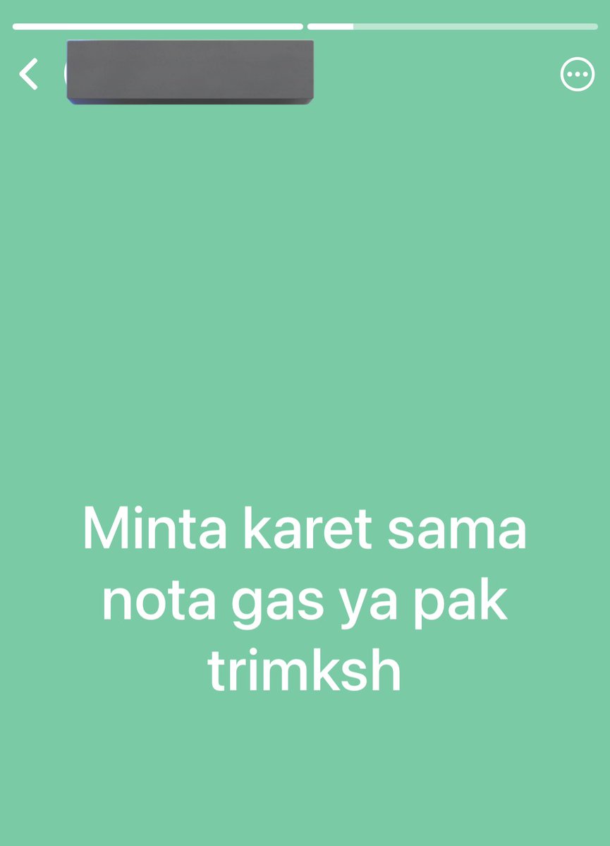 salah forward apa gimana ini pesen gas di story wa😭
