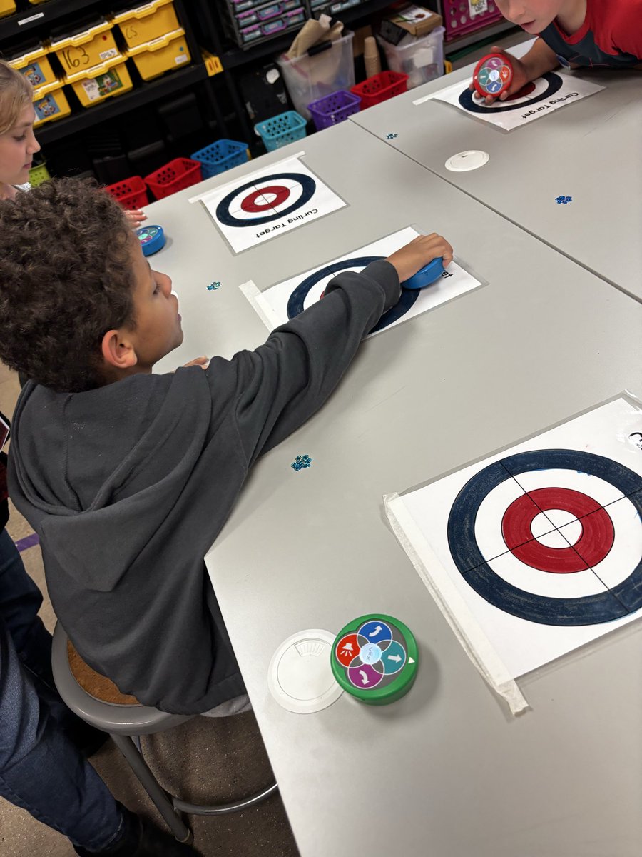 jaimehansendvu1's tweet photo. 🥌Olympics in the Makerspace! 🥌

First graders practiced robot curling with VEX 123 robots, coding from one spot to reach the target’s inner circle. Precision, problem-solving, and STEM fun in action!
#STEMeducation #Robotics #FirstGradeSTEM @VEXRobotics @CanyonSpringsDV @DVUSD https://t.co/X9PM4wHFpa