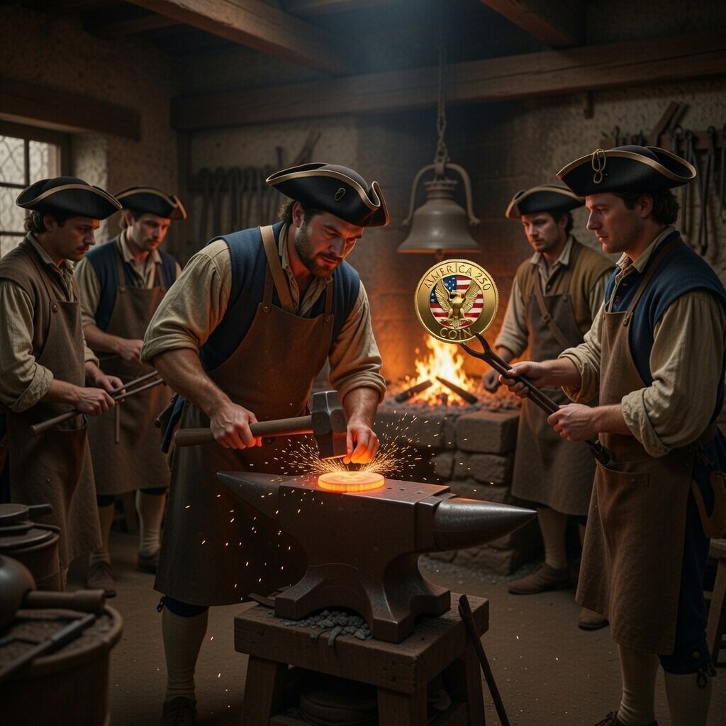 In 1776 Patriots forged the Coin of Liberty and Freedom.

250 $USA250 is born to honor America´s 250 years of independence!

#MAGA #freedom #Patriots #Liberty