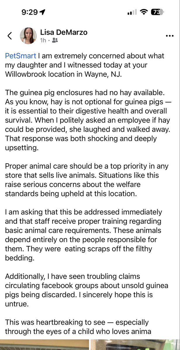 Dream1Big's tweet photo. @PetSmart  can we please address the terrible conditions the animals are living in at your Wayne, NJ store… https://t.co/Ea1VfhlFjF