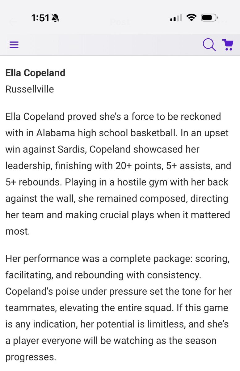ECopeland_2027's tweet photo. Thank you @JrAllStarBB for the write up! @RVL_Hoops @HERelite @_ThomasAshworth @iballradio @tcook_615 https://t.co/KlaA5GmXcr
